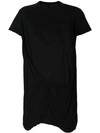 Rick Owens Drkshdw Draped T-shirt - Black