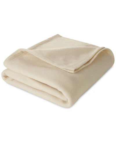 Martex Supersoft Fleece King Blanket Bedding In Ivory
