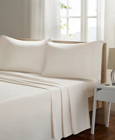 Jla Home Smart Cool Microfiber 4-pc California King Sheet Set Bedding In Ivory