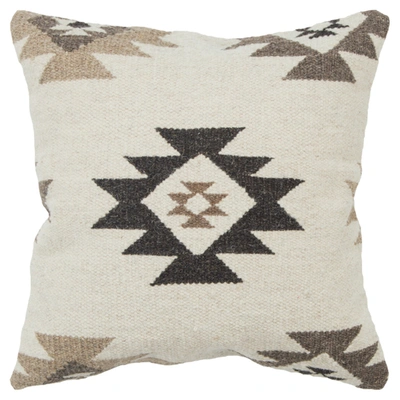 Rizzy Home Southwest Polyester Filled Decorative Pillow, 22" X 22" In Natural