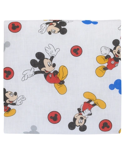 Disney Mickey Mouse - Toddler Sheet Set With Fitted Crib Sheet And Pillowcase, 2 Piece Bedding In Blue