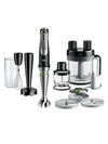 Braun Multiquick 9 Smartspeed 9-piece Hand Blender Set In Stainless Steel - Black