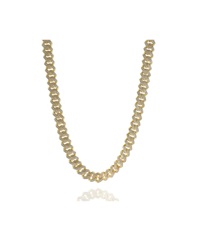 Oma The Label Frosty Link Collection Wide Necklace In Gold