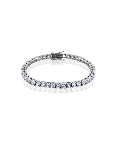 Oma The Label Tennis Collection Bracelet In Silver Tone