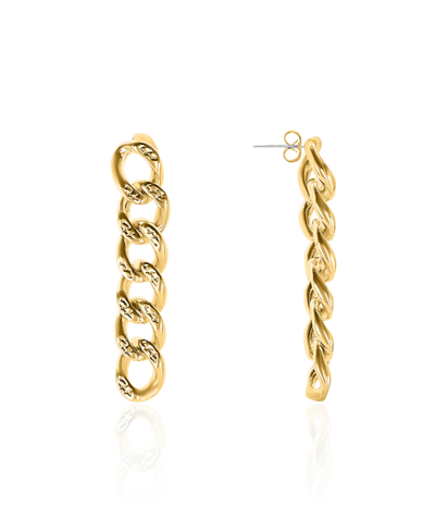 Oma The Label Osa Drop Earrings In Gold Tone