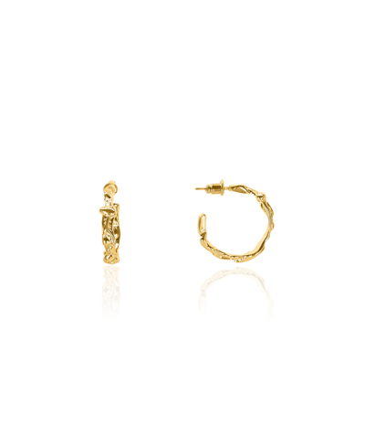 Oma The Label Oslo Small Hoops In Gold