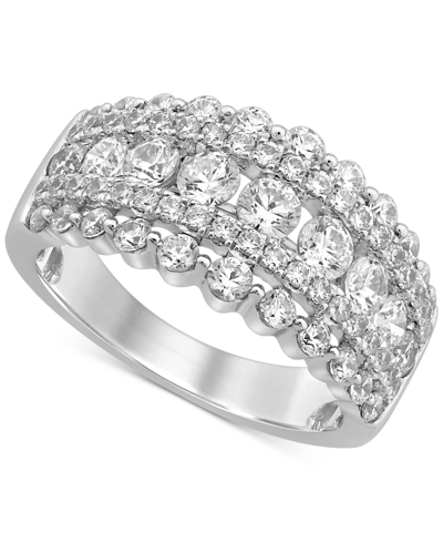 Macy's Diamond Anniversary Ring (2 Ct. T.w.) In 14k White Gold