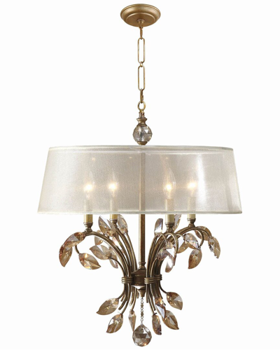 Uttermost Alenya 4-light Metal Chandelier In Gold