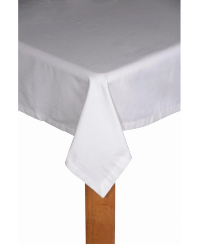 Lintex Hotel Butler Service 100% Cotton Tablecloth In White-x