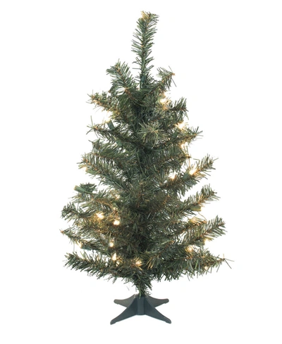 Vickerman 30 Inch Canadian Pine Artificial Christmas Tree