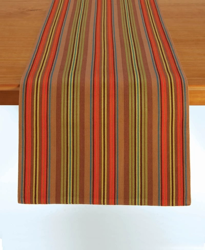 Tableau Harvest Stripe Table Runner, 72" X 14" In Multi