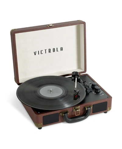 Victrola Journey Bluetooth Suitcase Record Player With 3-speed Turntable In Magenta