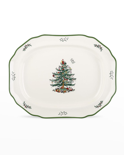 Spode Christmas Tree Sculpted Platter