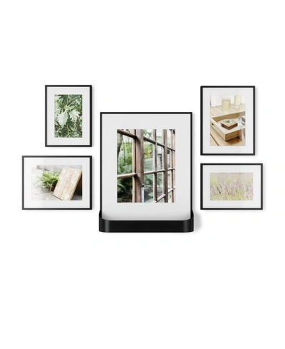 Umbra Matinee Gallery Picture Frame, Set Of 5 In Black