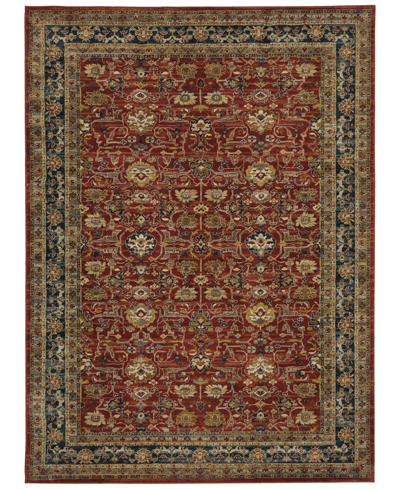 Karastan Spice Market Keralam 8' X 11' Area Rug In Garnet