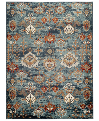 Amer Rugs Allure Alice 5'1" X 7'6" Area Rug In Teal,blue