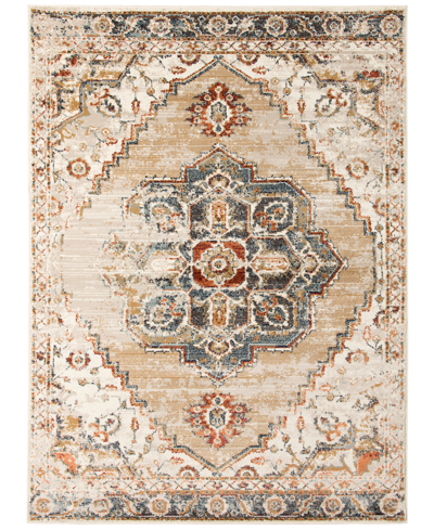 Amer Rugs Allure Ara 7'9" X 9'9" Area Rug In Gold-tone,beige