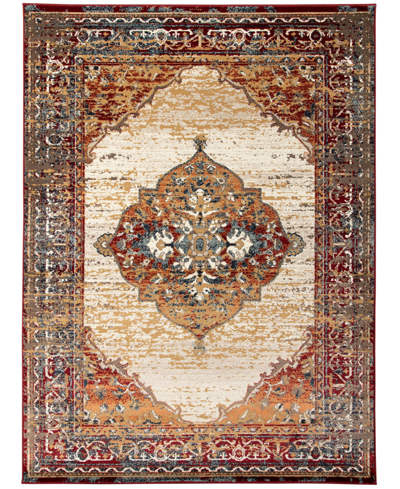 Amer Rugs Allure Alyanna 7'9" X 9'9" Area Rug In Beige,red