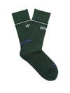 Vetements X Reebok Edition Classic Glitter Socks In Green