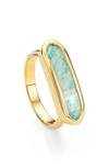 Monica Vinader 'baja' Stone Ring In Gold