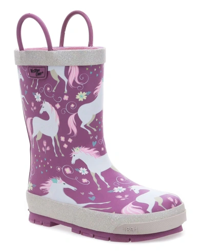Western Chief Toddler's, Little Kid's, And Big Kid's Fancy Horse Rain Boot In Lilac