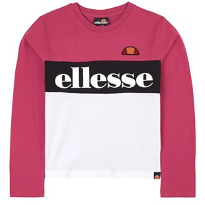 Ellesse Kids' Ariely T-shirt Pink/white