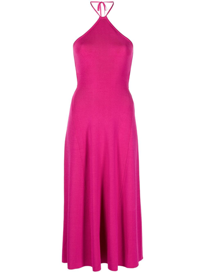 Cult Gaia Grace Knit Dress In Pink