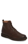John Varvatos Brooklyn Leather Ankle Boots In Nutmeg
