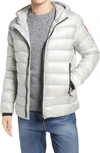 Canada Goose Crofton Water Resistant Packable Quilted 750-fill-power Down Jacket In Silver Burch