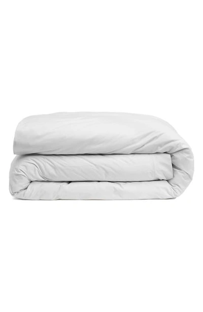 Casper Sateen 276 Thread Count Organic Cotton Duvet Cover In White