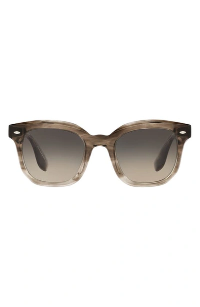 Oliver Peoples Brunello Cucinelli X  Filu 50mm Square Sunglasses In Beige