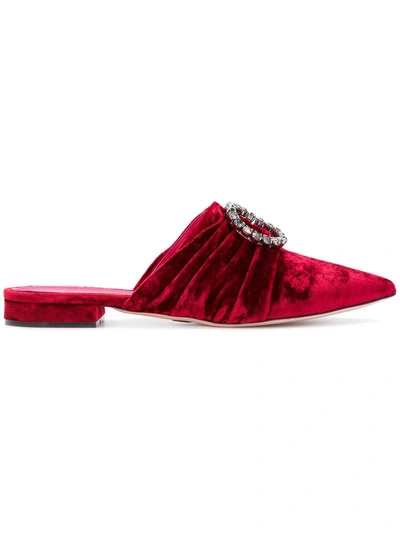 Oscar Tiye Eva Mules - Red