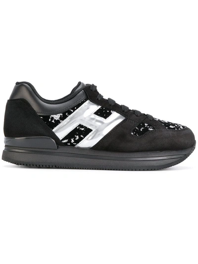 Hogan Black Suede Sneakers