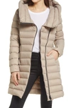 Soia & Kyo Light Down Puffer Coat In Fawn