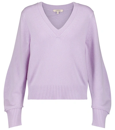 Dorothee Schumacher Modern Statements Wool And Cashmere Sweater In Violett