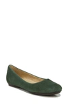 Naturalizer Maxwell Flats Women's Shoes In Spruce Green Suede