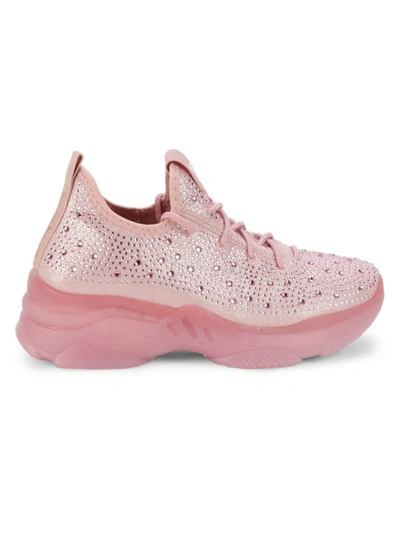 Bebe Women's Embellished Sneakers In Blush