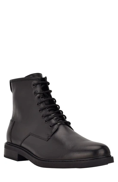 Calvin Klein Men's Fuller Lace Up Boots Men's Shoes In Black