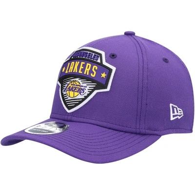 New Era Men's Purple Los Angeles Lakers 2020 Tip Off 9fifty Snapback Hat