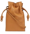 Loewe Flamenco Pocket Mini Drawstring Crossbody Bag In Brown