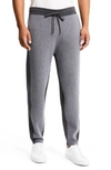 Theory Men's Alcos Wool-cashmere Sweatpants In Loft Grey Melange