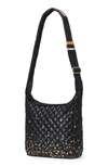 Mz Wallace Parker Star-print Quilted Shoulder Bag In Ombre Star/gold