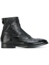 Alberto Fasciani Ulisse 1000 Back Zip Ankle Boots In Black