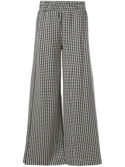 By Malene Birger Houndstooth Palazzo Trousers