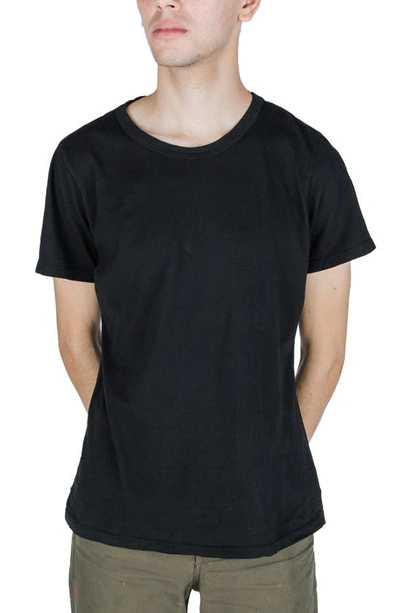 Imperfects Shop Solid Crewneck T-shirt In Jet Black