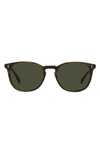 Oliver Peoples Finley Esquire 51mm Square Sunglasses In Dark Brown