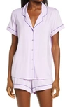 Nordstrom Lingerie Moonlight Short Pajamas In Purple Bloom