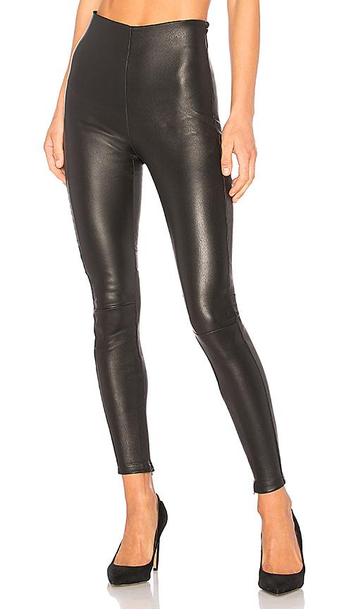 Mlml High Waisted Leggings With Zippers In Black | ModeSens
