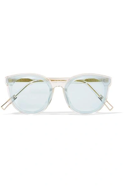 Gentle Monster Black Peter Round-frame Acetate And Gold-tone Sunglasses