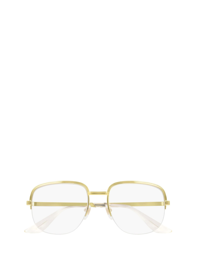 Gucci Gg0777s Gold Male Sunglasses - Atterley